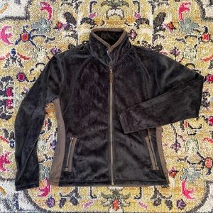 Kuhl Dark Brown fleece full zip jacket